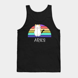 Cat Horoscope Aries Tank Top